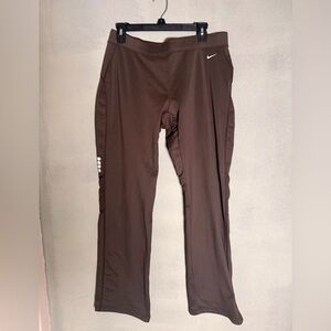 Nike Dark Olive Dri-Fit Active Flare Pants Size L Active Gym